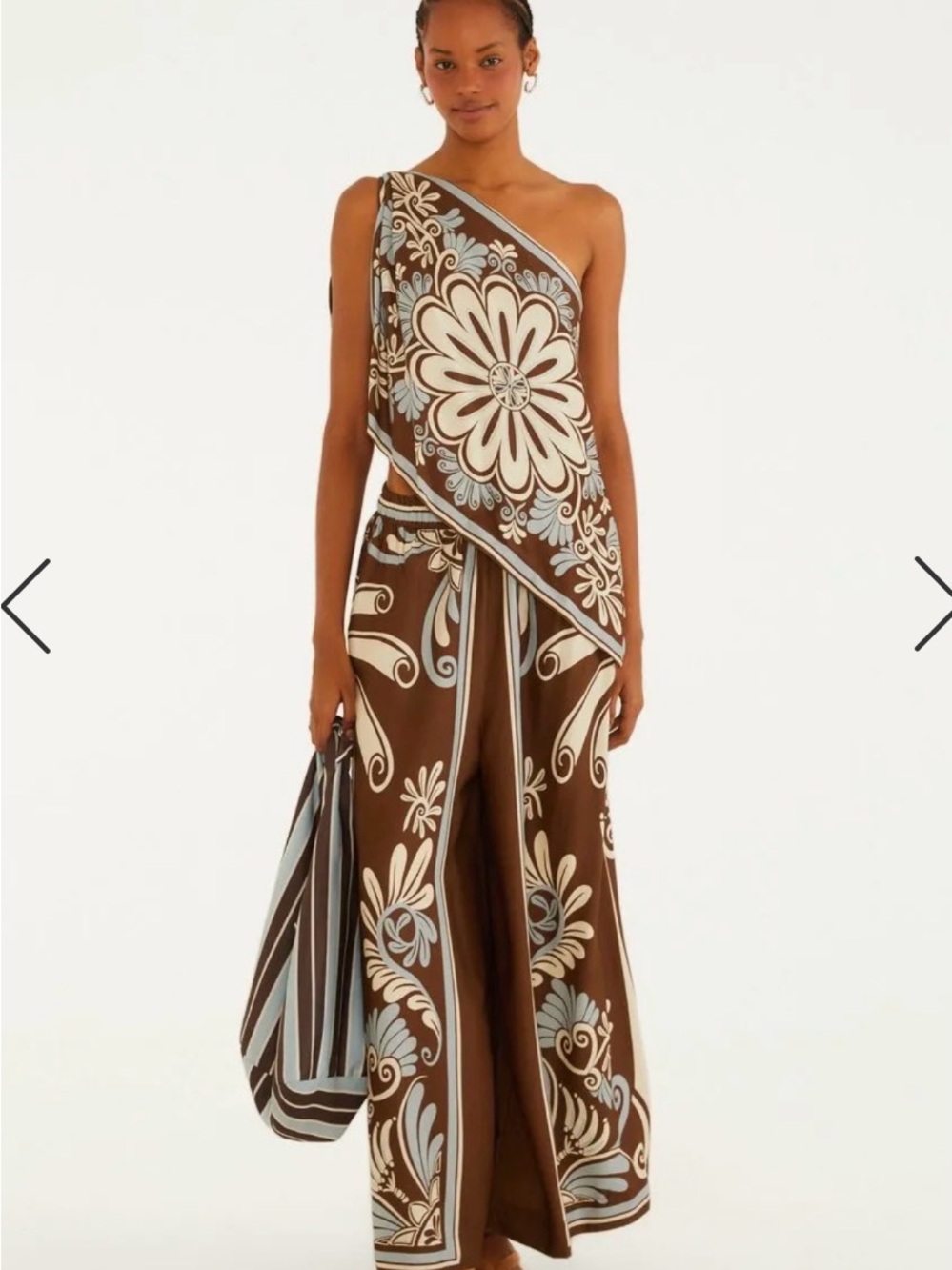 FARM Rio Coletanea One-Shoulder Jumpsuit